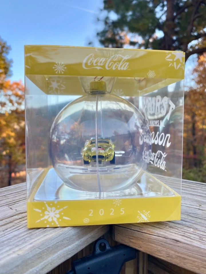 CHASE 1965 Shelby 427 Cobra 2025 M2 Machines Coca-Cola Christmas Ornament Ford - Image 3 of 4