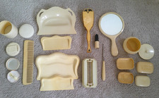 Vintage Ivory Celluloid Vanity Lot OF 20