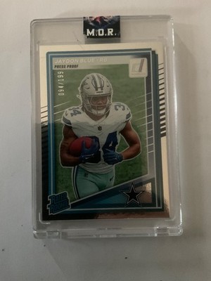 2025 DONRUSS JAYDON BLUE SILVER PRESS PROOF /199 RATED ROOKIE RC DALLAS COWBOYS