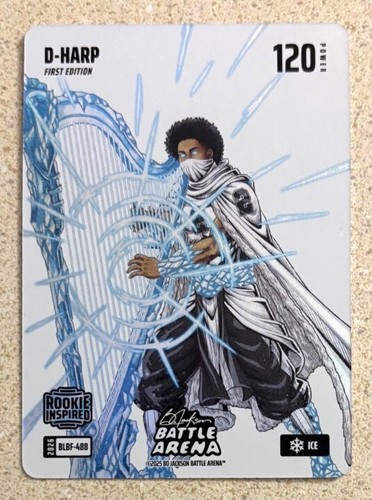 2026 Bo Jackson Battle Arena D-Harp Blizzard Ice foil BLBF-488 Dylan Harper