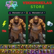 Raid Shadow Legends | Starter acc with 2 Maneaters : 76k energy / 21 Legendary