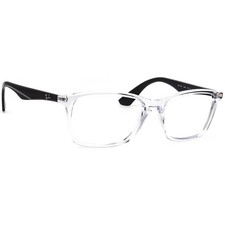 Ray-Ban Eyeglasses RB 7047 5943 Crystal /Black Square Frame 56 17 145