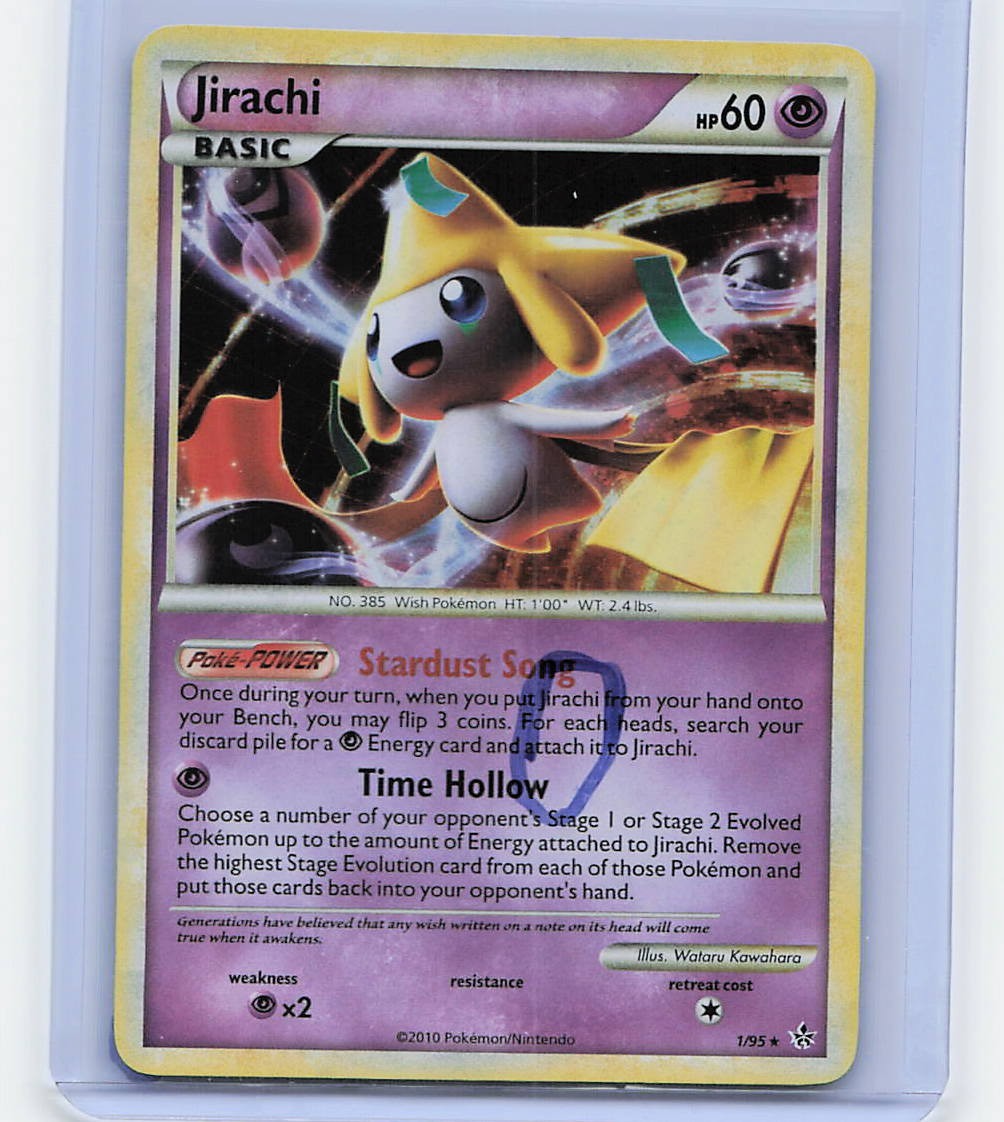 Jirachi 1/95 HGSS Unleashed Holo (LP)