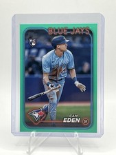Cam Eden 2024 Topps Update Aqua Fanatics Box Parallel #US349 Rookie Card RC. rookie card picture