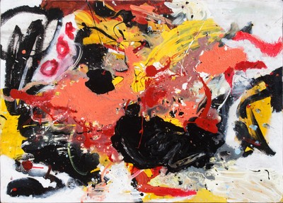 C. Vega expressions 4 orig artwork acrylic 50x70cms neo-expressionism lowbrow