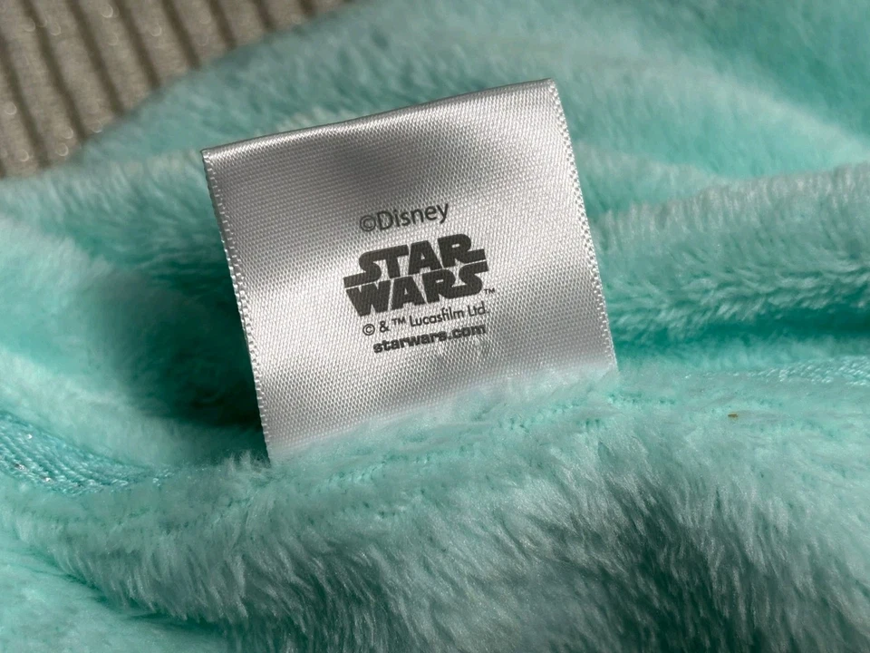 Disney Baby Yoda Star Wars Pajama Top Womens XL Turquoise Ultra Soft Sleepwear  - Image 4 of 4