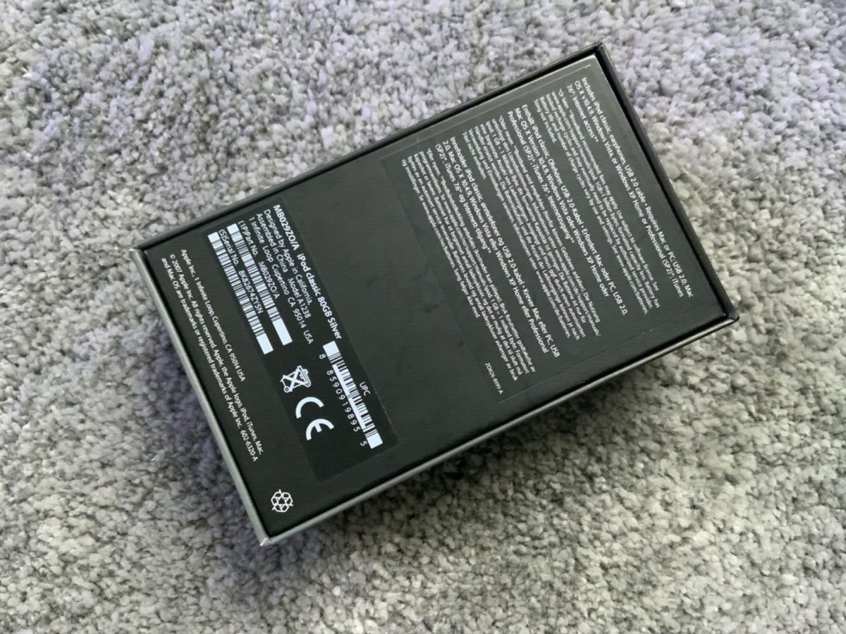 for Apple iPod Classic 80GB Black (Empty box) ref.616 | eBay