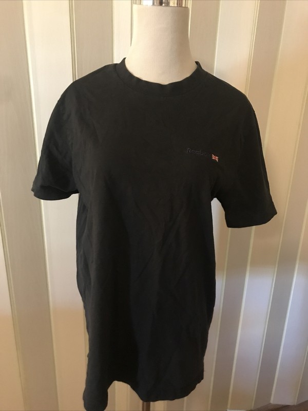 Reebok Classic Logo Navy Blue T Shirt Size Large Sports Apparel
