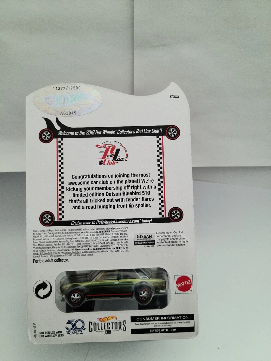 Hot wheels redline cheap club membership 2018