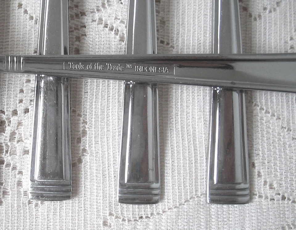 HERRAMIENTAS DEL COMERCIO Cubiertos de acero inoxidable TOT16 horquillas 14 piezas TOT 16 Foto 2 de 2