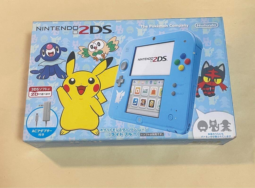ニンテンドー2DS - Nintendo 2DSLL　ポケモンXとムーン付き Nintendo 2DS Pokemon Limited pocket Monster Sun Moon Pack