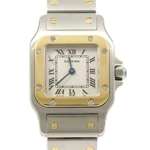 Cartier Santos White Women's Watch 