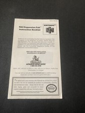 n64 transfer pak manual Insert