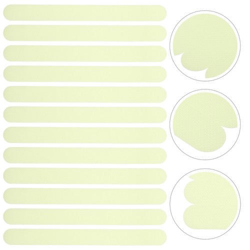 24 Pcs Outdoor Reflective and Glow Stair Treads Staircase Anti-slip Stickers