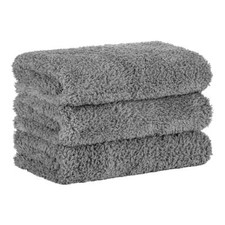 CLEANEXTREME Poliertuch Mikrofasertuch 3 St&uuml;ck Randlos 500GSM Mikrofaser 40x40cm