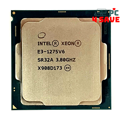Intel Xeon E3-1275 V6 3.80GHz 4-Core 8MB LGA1151 Server CPU