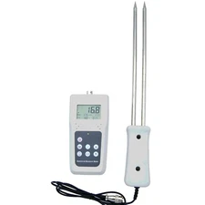 Hay Forage Grass Water Moisture Meter Tester Instrument 5%-82% 120 Groups Data