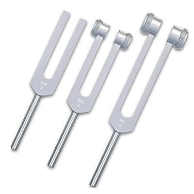 3 Pcs Tuning Fork Set - ENT Diagnostic & Surgical Exam Tool, German Grade