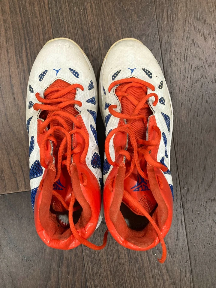 Nike Air Jordan MELO M8 Advance Men's Size 8.5 ~ White-Royal-Orange. J60 - Image 4 of 4