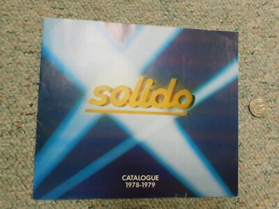 Solido Catalogue Catalog 1978/79  24 pages each page 9'' x 8'' approx