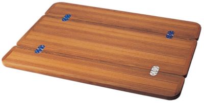 Teak Tischplatte klappbar Klapptisch Bootstisch Boot Tisch Wohnmobil 3 Größen