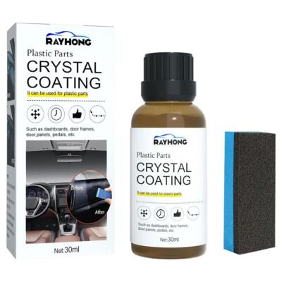1x Plastic Parts Crystal Coating Car Refresher Gloss Protection Refurbish NEU~