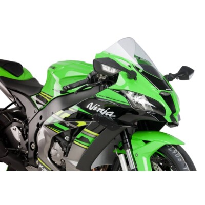 WINGLETS DOWNFORCE SPORT PUIG FUR KAWASAKI ZX-10R 1000 2016 > 2020 SCHWARZ 9882N