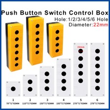 22mm Waterproof Push Button Switch Control Box 1/ 2/ 3/ 4/ 5/ 6 Hole Button Box