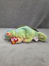 Vintage Ty Beanie Babies Iggy the Iguana Plush Tye-Dyed With Tag