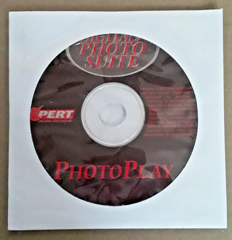 CD Summitsoft 2002 original "PhotoPlay" Expert Software Foto 2 de 3