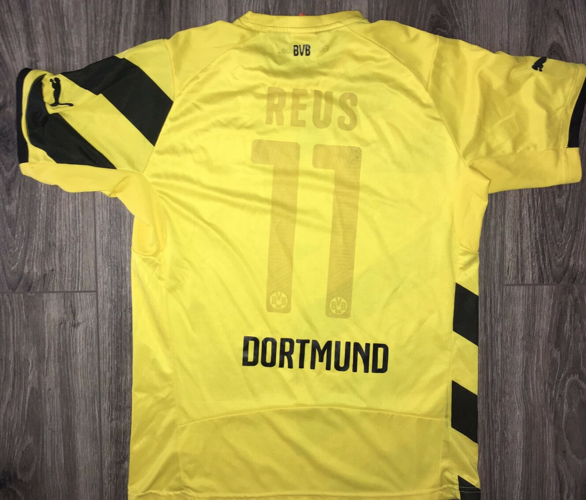 Maillot Domicile Borussia Dortmund 2014/2015 Taille L – Puma, Jaune Et Noir