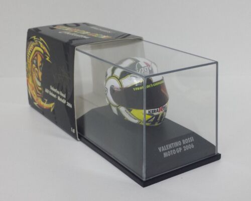 Minichamps 1:8 Modellino Casco Helmet Valentino Rossi Agv Yamaha M1 Motogp 2006