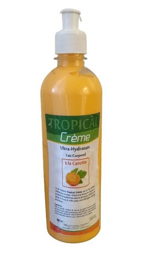 Crème Clarifiante Hydratante à La Carotte - 500 Ml - Pour Taches Brunes Et Peau éclatante
