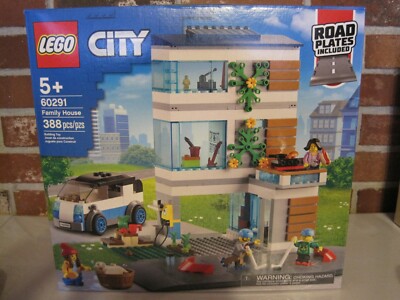 LEGO CITY FAMILY HOUSE 60291 (388 Pieces) ROAD PLATES INCLUDED--FACTORY  SEALED 673419338516|