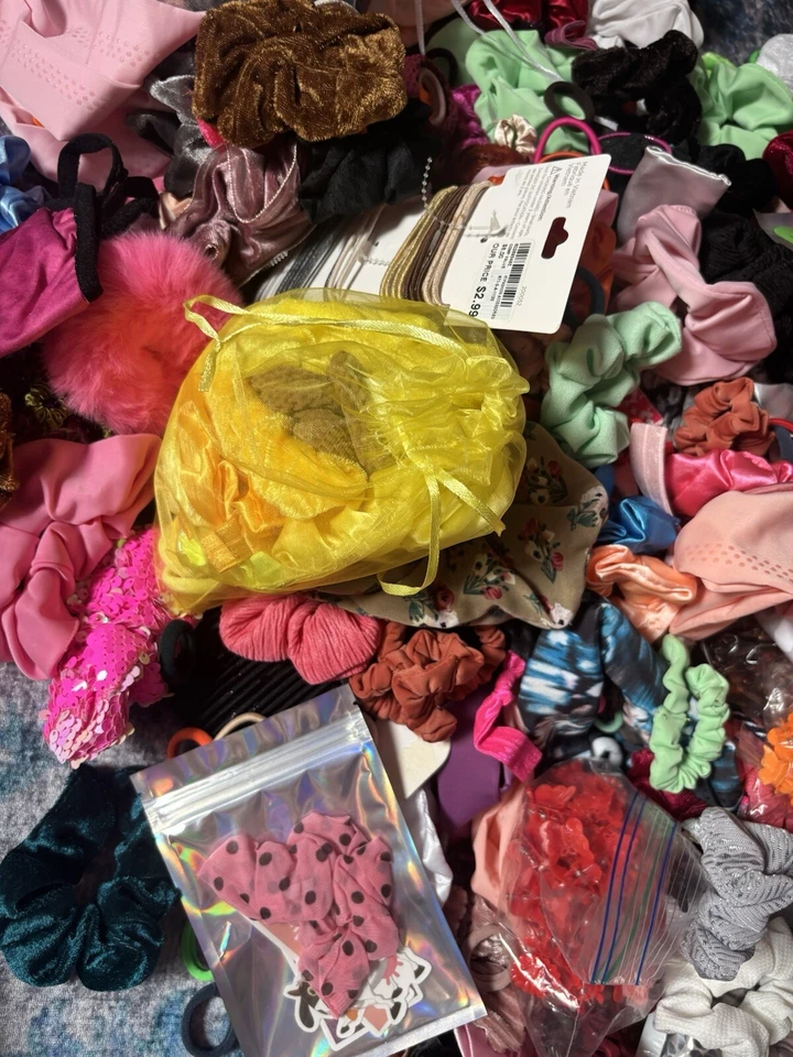 8 LBS Of Hair Accessories LOT, small business inventory  - Image 3 of 4