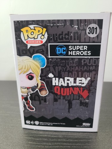 Funko Pop! Heroes DC Super Heroes 301 Harley Quinn Gamestop Exclusivo *1st wave* - Imagen 3 de 6