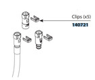 Moen 140721 Quick-Connect Clips (5) for 4793 1/2" PEX/CPVC Adapters