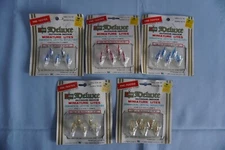 Kmart Deluxe In-Outdoor miniature lights crystal reflectors lamps 5 sets of 5