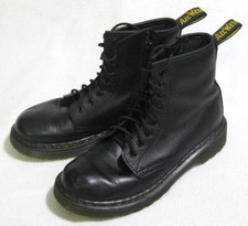 Dr. Martens 1460 1 AW004 Toddler Leather Boots US Size 3 Black Slip Resistant