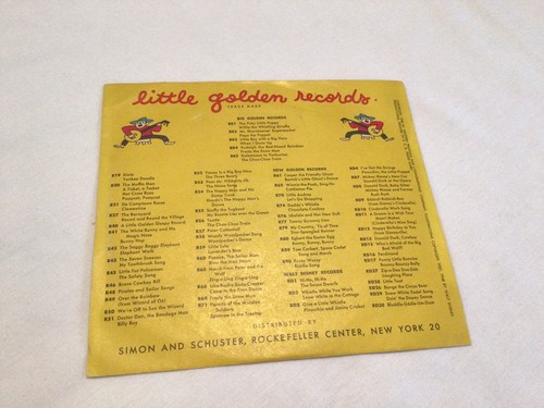 Walt Disney's Snow White: Whistle while You Work Golden Record 1949 (set Of 3) - Picture 5 of 15