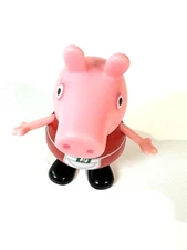 Peppa Pig Girl Red Pocket Apron Purse Action Figure 2003 Replacement Cake Topper