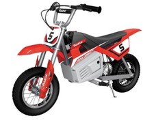 Razor MX350 Dirt Rocket Kids Electric Toy Motocross Motorcycle Dirt Bike, Red