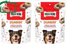 Milk-Bone Limited Edition Dunkin' Vanilla Glaze Flavor Biscuit Dog Treats, 8 Oun