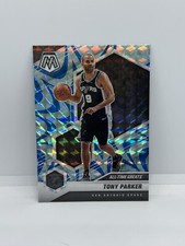 2020-21 Mosaic Basketball Tony Parker Reactive BLUE Prizm All Time Greats Panini