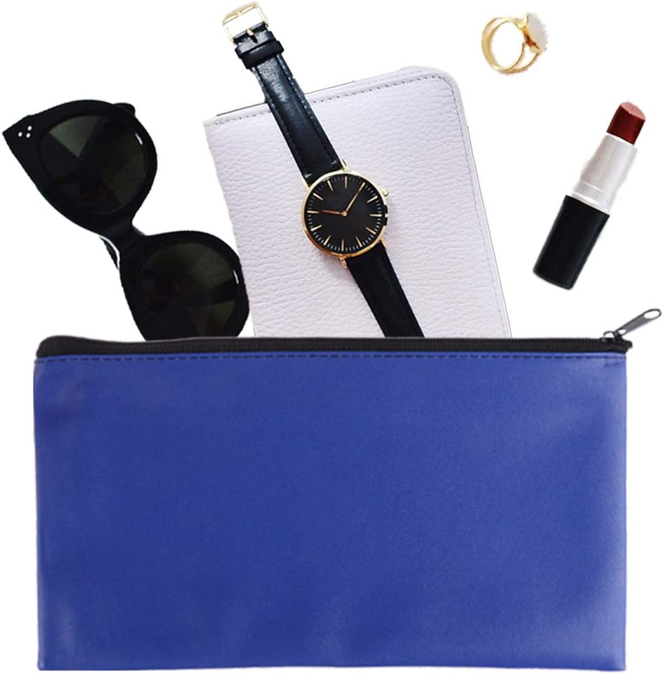 Bank Bag Money Pouch Leatherette Security Deposit Bags Utility Zipper