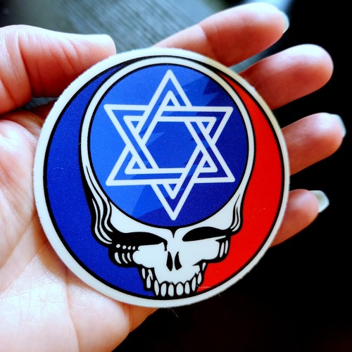 Calcomanías adhesivas 3” Grateful Dead⚡️Stealie SYF estrella judía de Magen David ✡ - Imagen 7 de 8