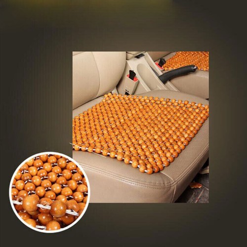 1pc Wood Bead Car Seat Cushion Wooden beads Cover Pad Massage For Car Truck SUV - Picture 5 of 9