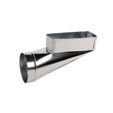 Master Flow End Register Box10 X 4 to 6 In Durable Galvanized Steel Construction