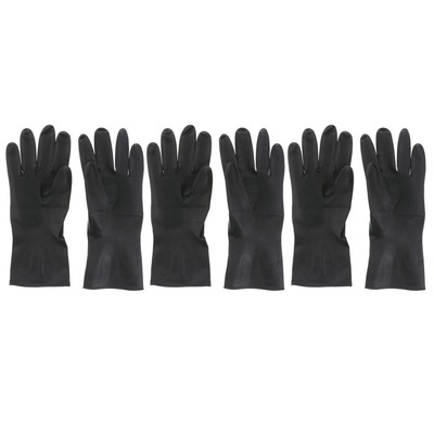  3 Pairs Shampoo -Handschuhe Wasserdichte Zubehör Für Haarfärbemittel Arbeit