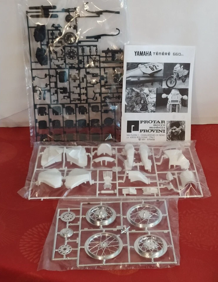 PROTAR USATO 1:9 KIT MOTO PLASTICA  YAMAHA TENERE' 660 C.C.  ART  198 - Immagine 2 di 3